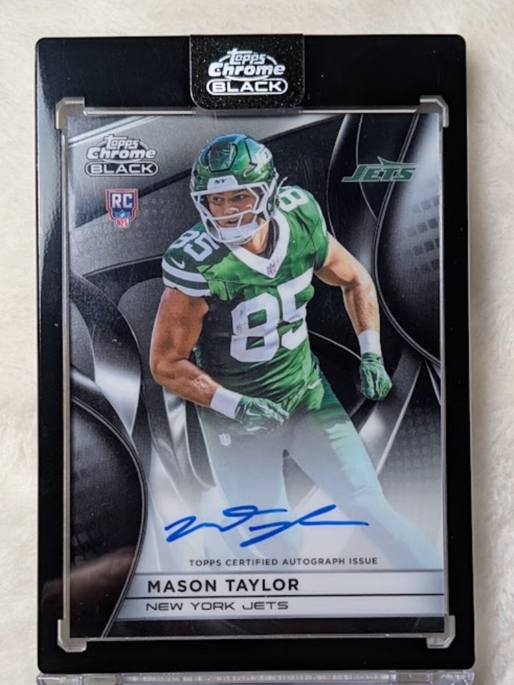 2025 Topps Black Chrome RC MASON TAYLOR #RAU-MT